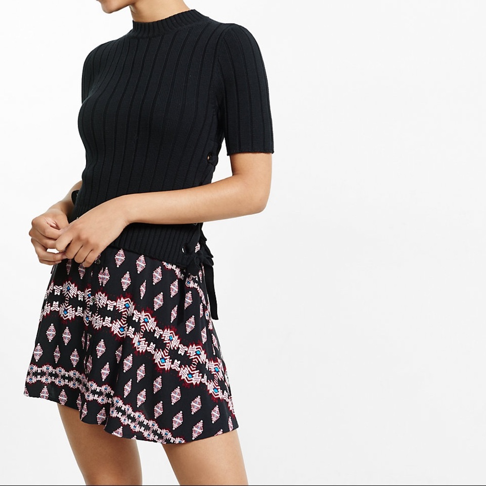 Express Black mockneck